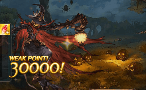 ハロウィン限定クエスト_ダメージ