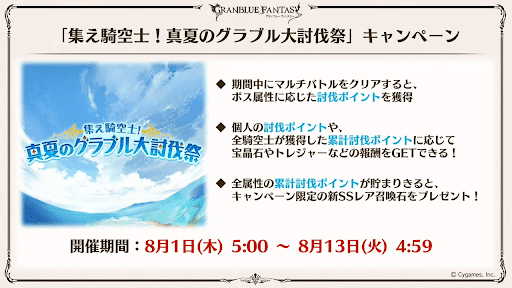 集え騎空士！真夏のグラブル大討伐祭