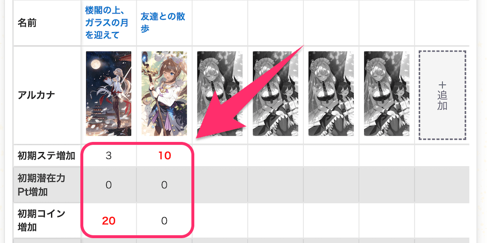 スターセイヴァー_各種効果を一覧で比較