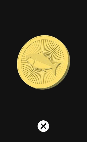 大漁旗～謎解きにゃんこ13～_魚コイン