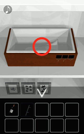 月の見える城からの脱出_時計