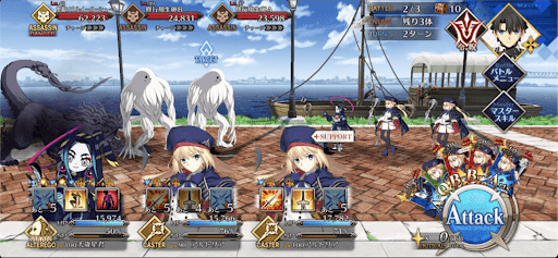 fgo-カルデアシアター 各方面から絶賛の嵐級_バトル2