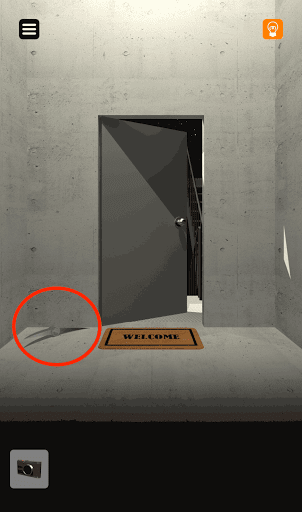 脱出ゲーム非常階段_2階_画面左下を拡大する