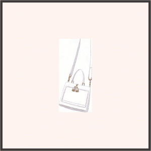 麦の穂バッグ（白）