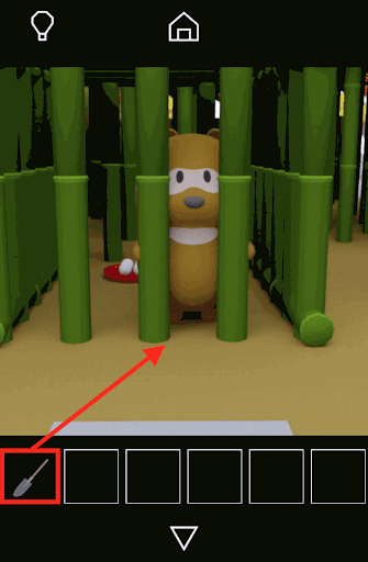 Dango_柵にシャベルを使用して団子を入手する