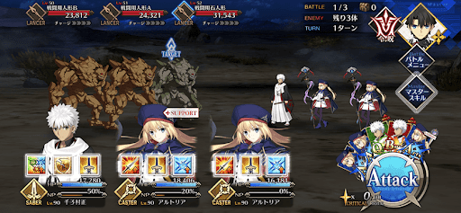 fgo-水利権をかけて、隣町との対抗試合！_バトル1