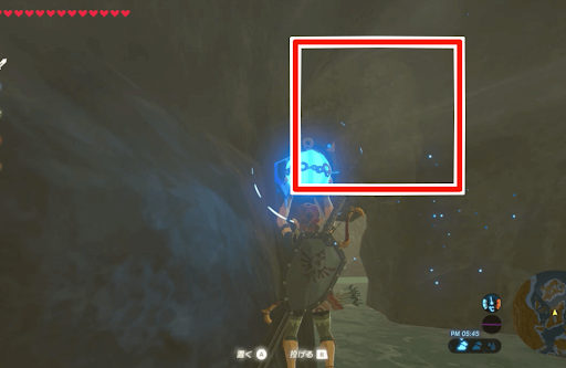 ゼルダBotW_岩を壊す手順06