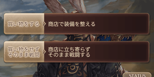 ボス戦前のショップで戦力を整える