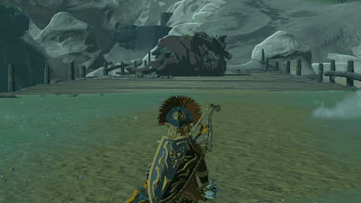 カロク橋の敵を無視して北西に渡る