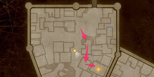 ヴァルキリーエリュシオン_俺の生まれた街_目的地へのマップ3