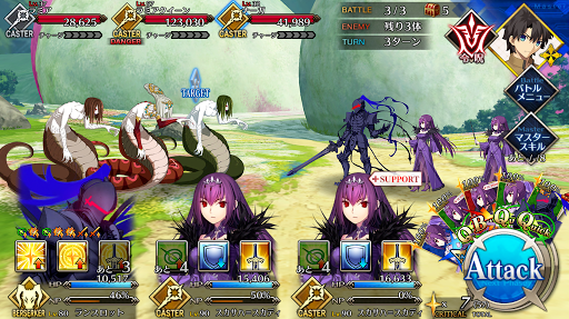 fgo-ラミアハント_バトル