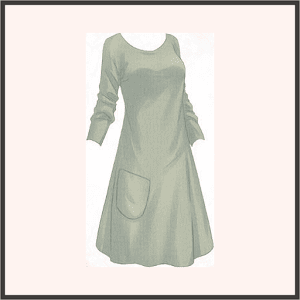 亜麻のワンピース