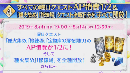 fgo-曜日クエスト