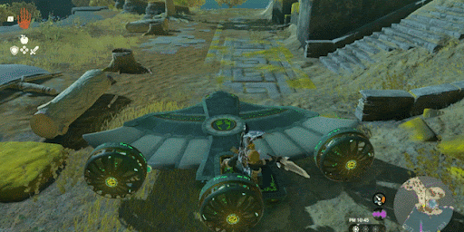 扇風機と共に翼へ付けると離陸できる