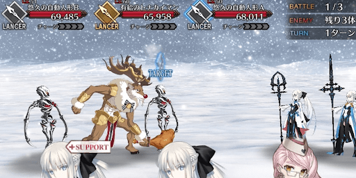 fgo-ルート整備大作戦！フレークダスト級_バトル1