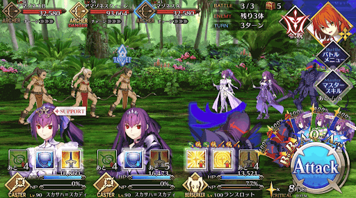 fgo-アマゾネスハント_バトル