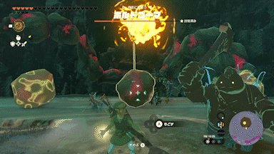 バクダン岩跳ね返し