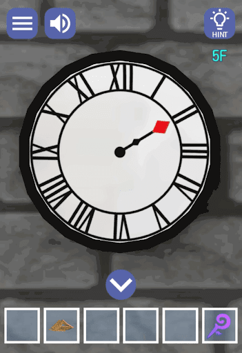 ドラゴンと魔法使いの住む塔_5階_ダイヤが2を指しているのを確認する