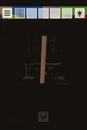 十五夜のお月様_棒と望遠鏡