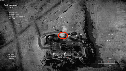 出撃してきた戦車をミサイルで破壊する