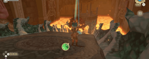 ゼルダSWS_バクダン花を吸い込む