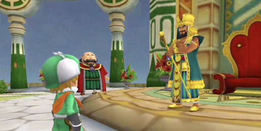 イルルカ_マルタ王から紋晶を受け取る