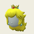 ピーチ姫のウィッグ