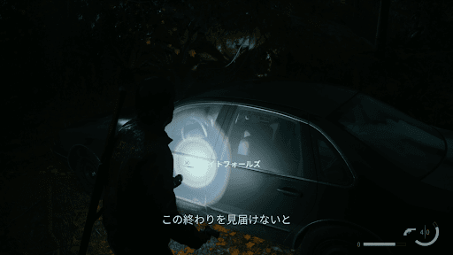 車でブライトフォールズへ向かう