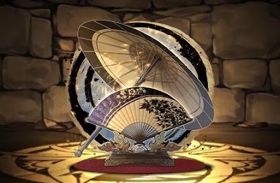 迎春の扇子と和傘