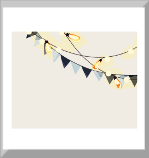 フラッグガーランドの前景（上）①