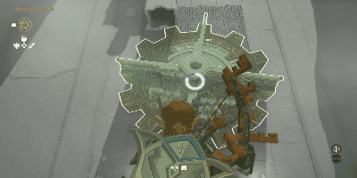 歯車にモドレコをかけて玉を右側に落とす