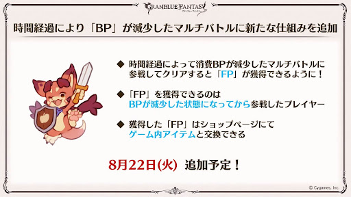 BPが減少したマルチに新機能