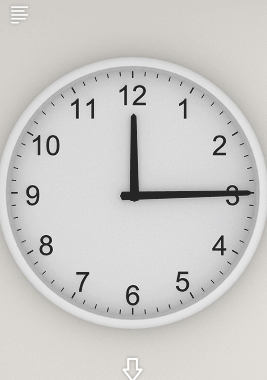 Schoolしょんぼりチャーリーと不思議な教室_時計の針