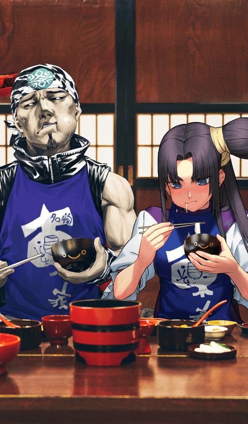 fgo-英霊紀行：牛若丸（ライダー）＆武蔵坊弁慶