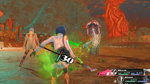 ヒーラーで状態異常を治療する