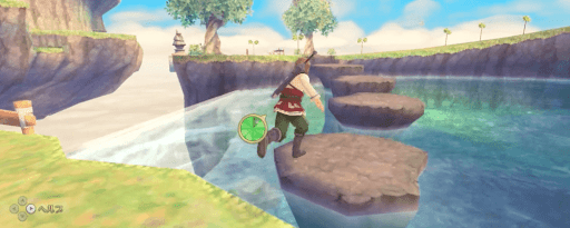 ゼルダSWS_町の東にある滝へ向かおう