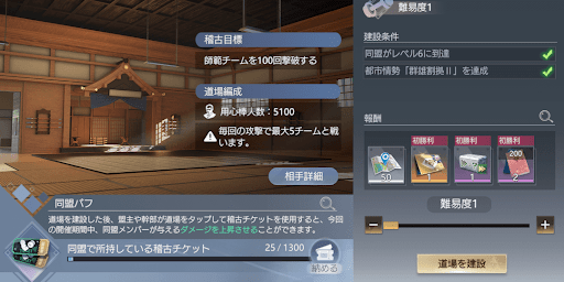 使用できる稽古チケットの上限が増える