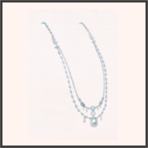 水色真珠のネックレス