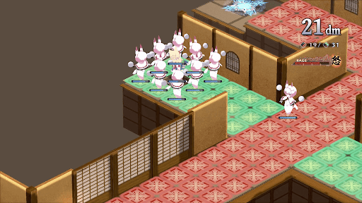 5-1のダメージ床にキャラを配置する