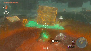 雷鳴の島_簡易トロッコ