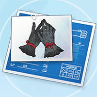 レースのグローブ