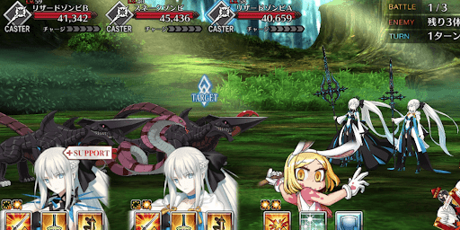 fgo-ゴーストルーム不死王の歓待_バトル1