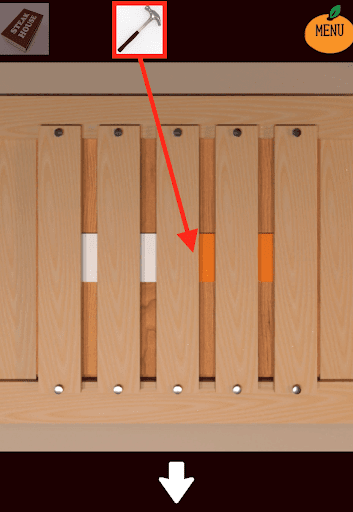 kotatsu_台所_ハンマーを使用して釘を抜く