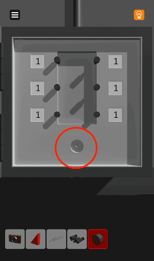 脱出ゲーム非常階段_5階_装置の下部にスイッチを取り付ける