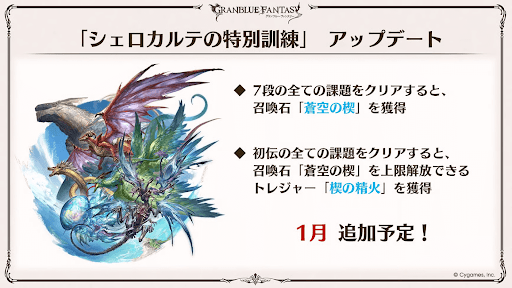 特別訓練で蒼空の楔が4凸分まで配布