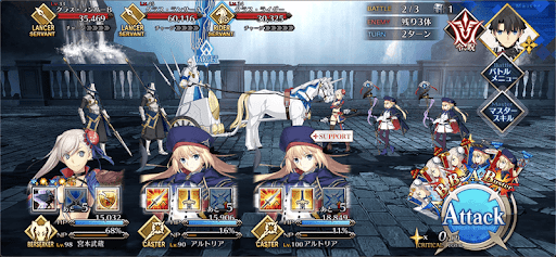 fgo-失落の滝_バトル2