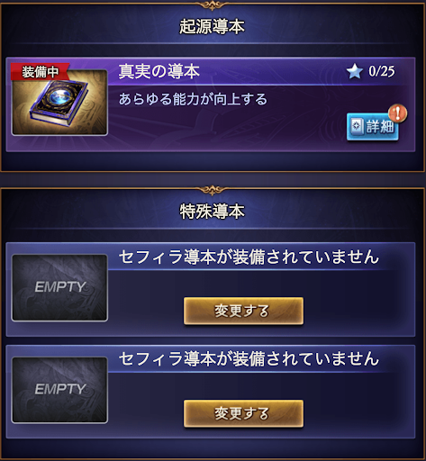 セフィラ導本の種類