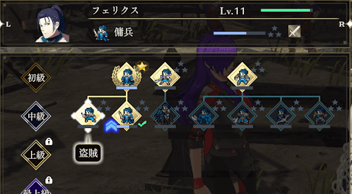 兵種をマスターする