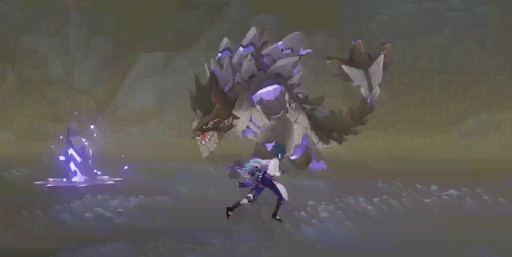 エンシェントヴィシャップ・岩を討伐する