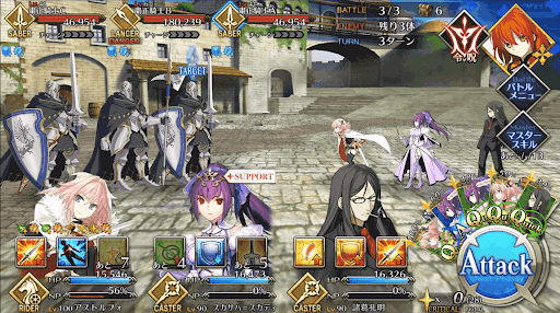 fgo-粛正騎士ハント_バトル